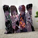 Housse de Coussin Izuku Ochaco Shoto Tenya