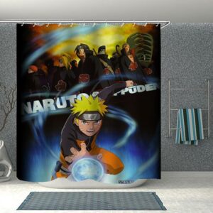 Rideau de douche Naruto Rasengan