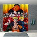 Rideau de douche Naruto Grande Guerre Ninja