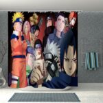 Rideau de douche Naruto Ninja Konoha