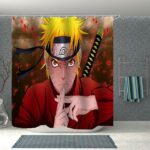 Rideau de douche Naruto Sharingan