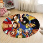 Tapis Rond One Piece  Équipage de Luffy