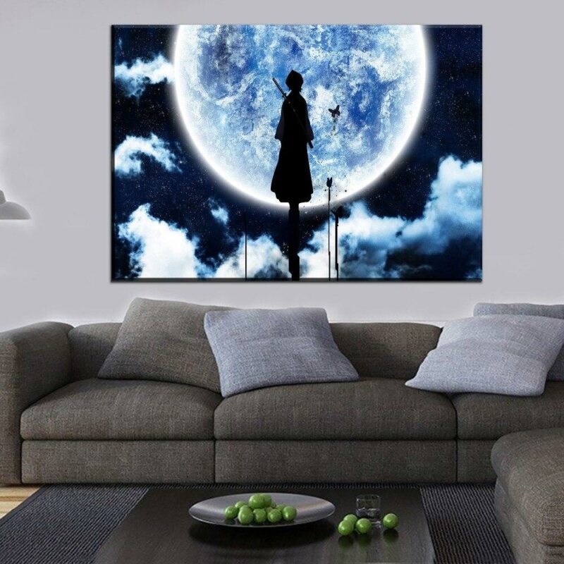 Tableau Bleach Kuchiki Rukia Sous la Lune