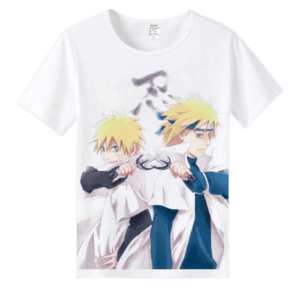 T-Shirt Naruto et Minato Namikaze