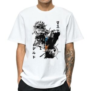 T-Shirt Naruto Uzumaki et Sasuke Uchiha