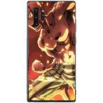 Coque One Punch Man Samsung Saitama vs Roi des Monstroterres